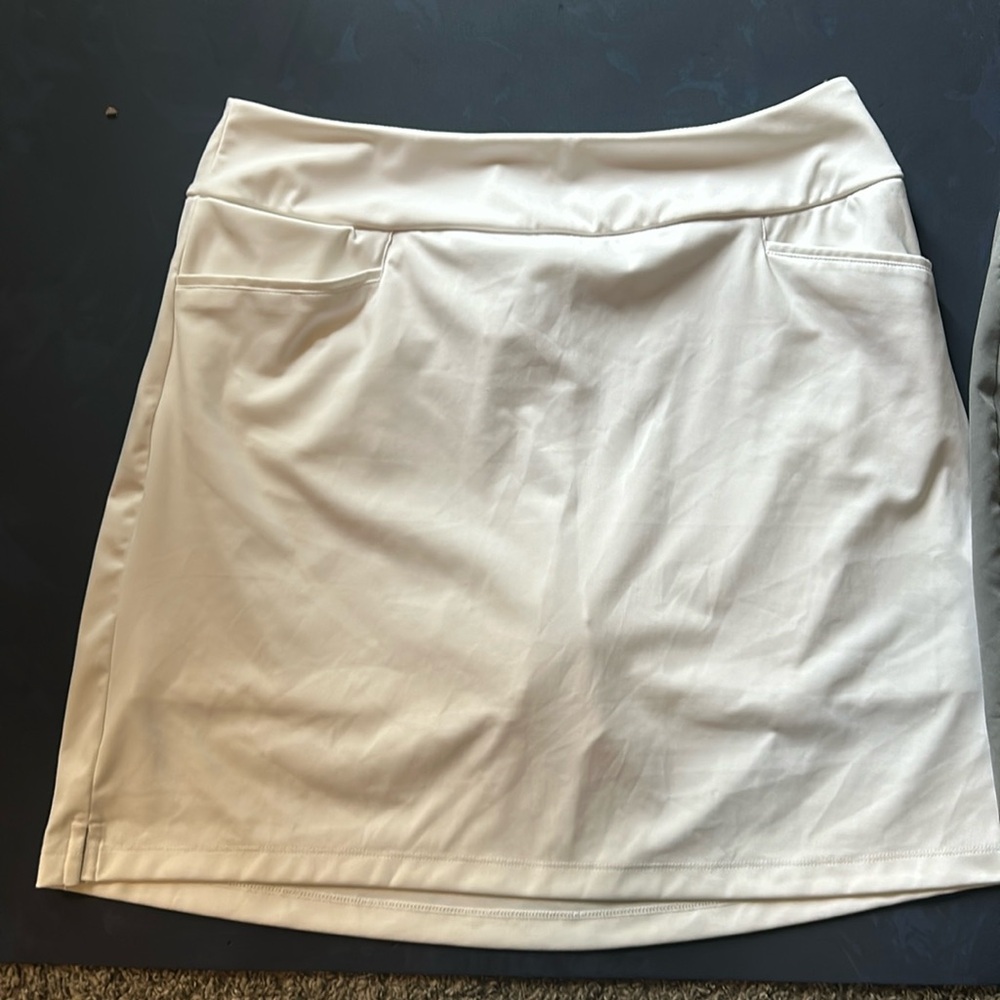 Adidas skirts-gray-white. Dry fit material
